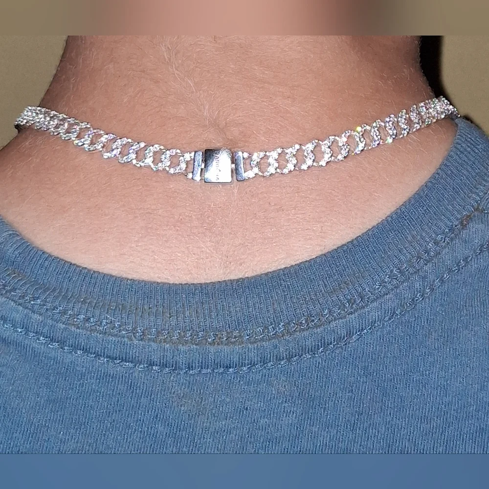 PANDORA ALE TIMELESS PAVE CUBAN CHAIN NECKLACE, STERLING SILVER! NEW! - Picture 10 of 10
